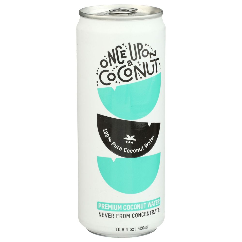 Once Upon A Coconut Premium Pure Coconut Water, 10.8 Fluid Ounce -- 12 Per Case