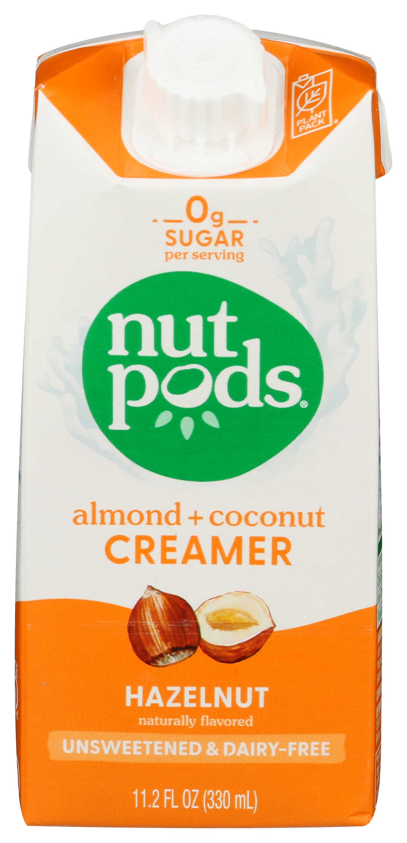 Nutpods Unsweetened Hazelnut Creamer, 11.2 Fluid Ounce -- 12 Per Case