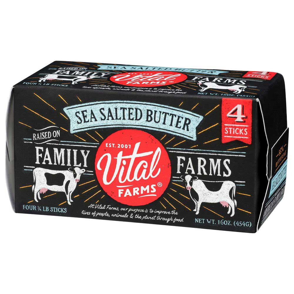 Butter様 Vital Farms Pasture Raised Sea Salted Butter, 16 Ounce -- 15
