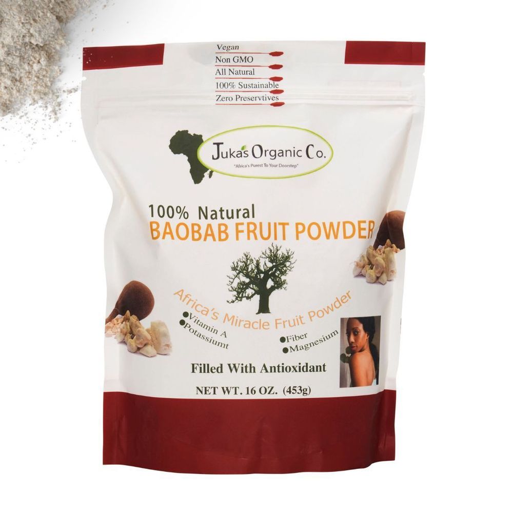【予約販売品】 Ounce 16 Powder, Baobab Organic Jukas -- case per 12 野菜