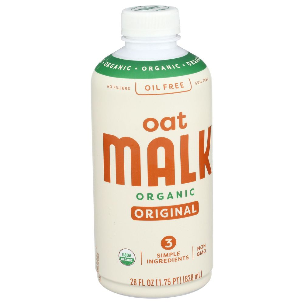 Malk Organic Original Oat Milk, 28 Fluid Ounce -- 6 Per Case