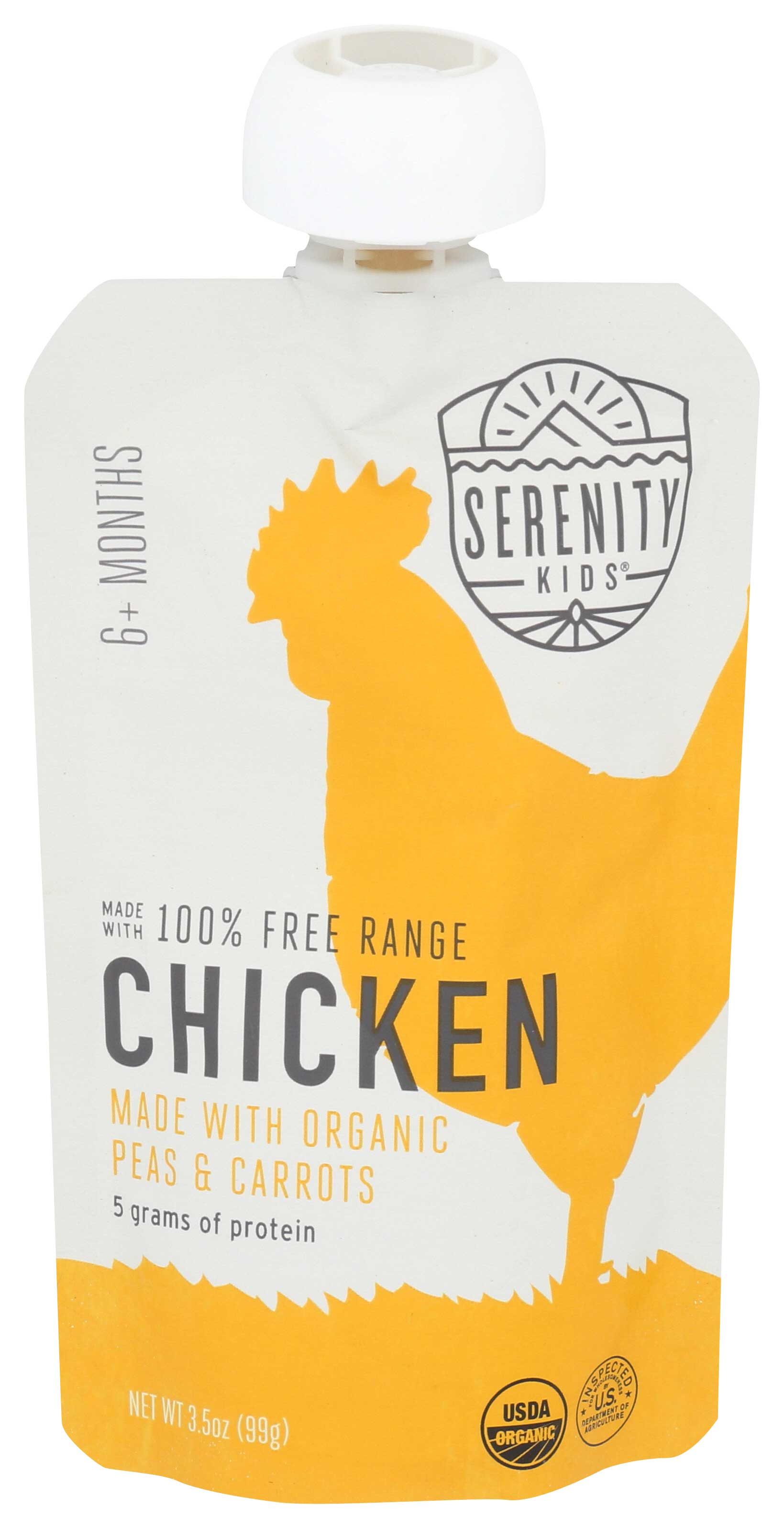 Serenity Kids Organic Free Range Chicken with Peas and Carrots