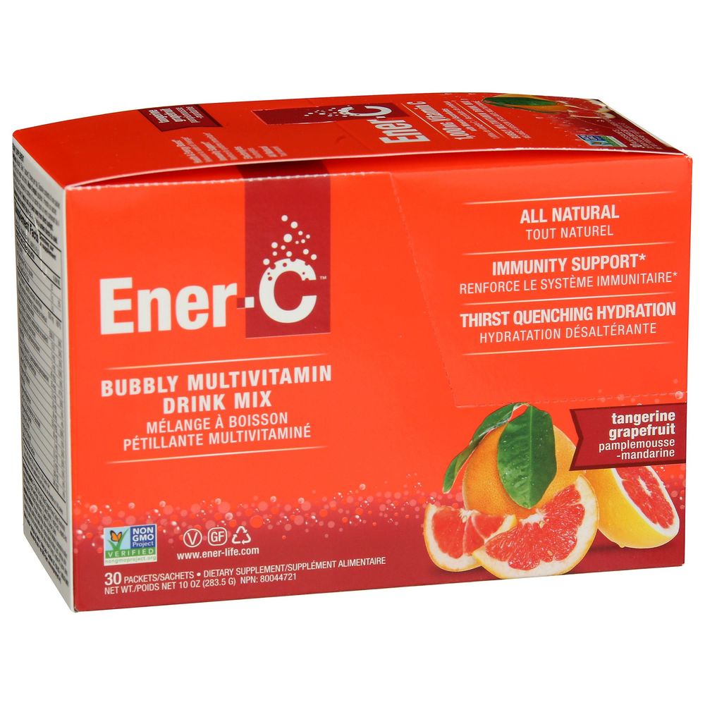 Ener-c Tangerine Grapefruit 1000mg Multivitamin Drink Mix, 30 Count