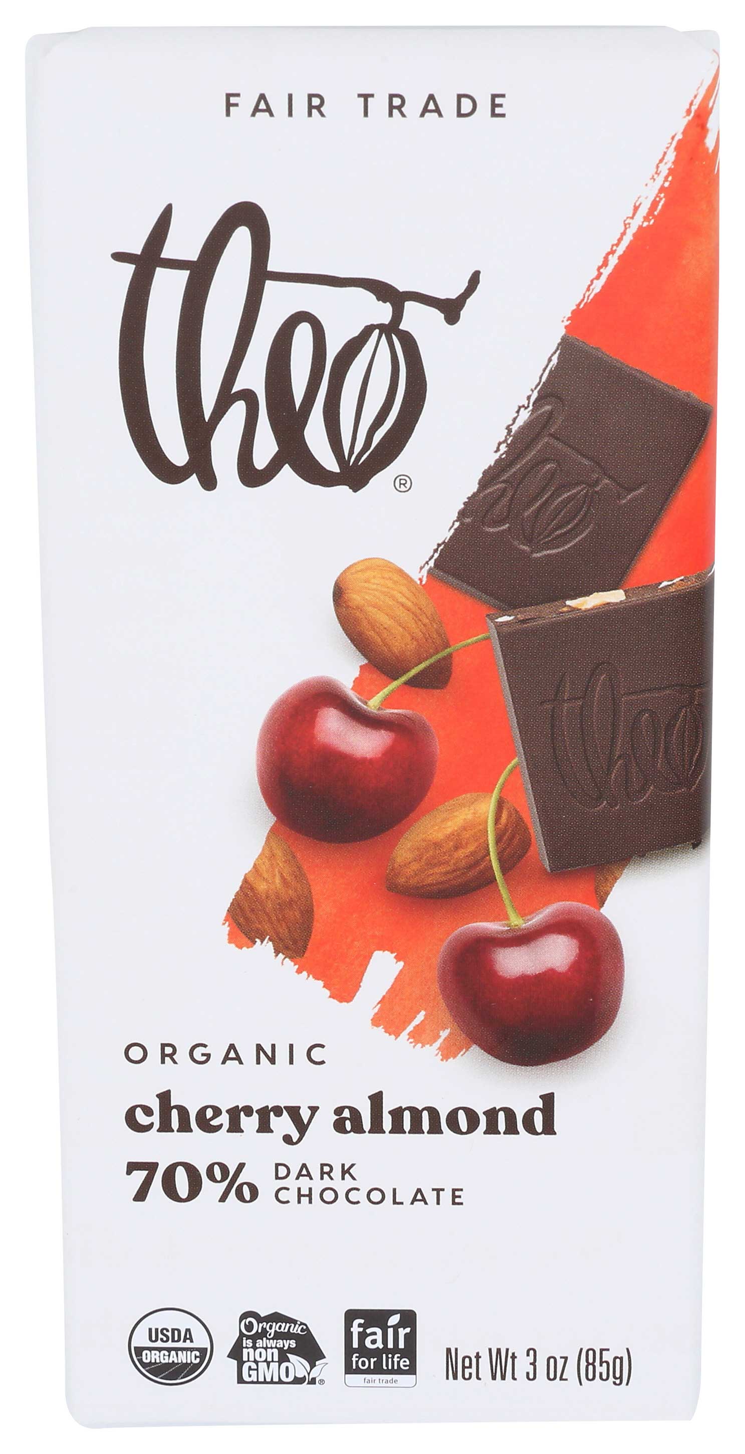 Dark Chocolate Almond Cherry Chocolate Bar