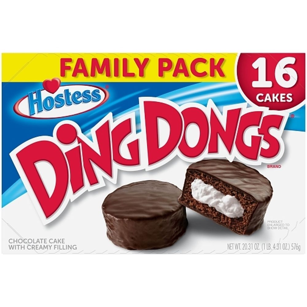 Hostess Ding Dong Chocolate Cake, 1.28 Ounce -- 96 Per Case