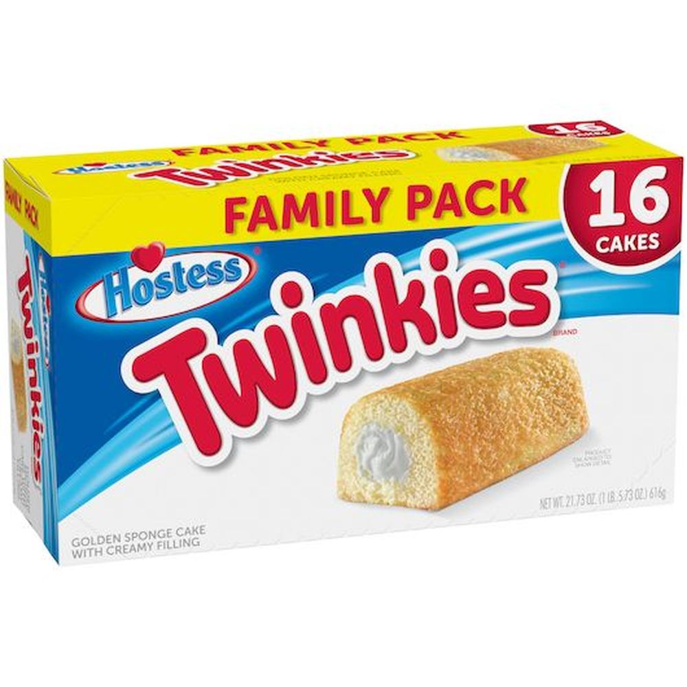 Hostess Twinkie Golden Sponge Cake With Creamy Filling, 1.35 Ounce -- 96 Per Case