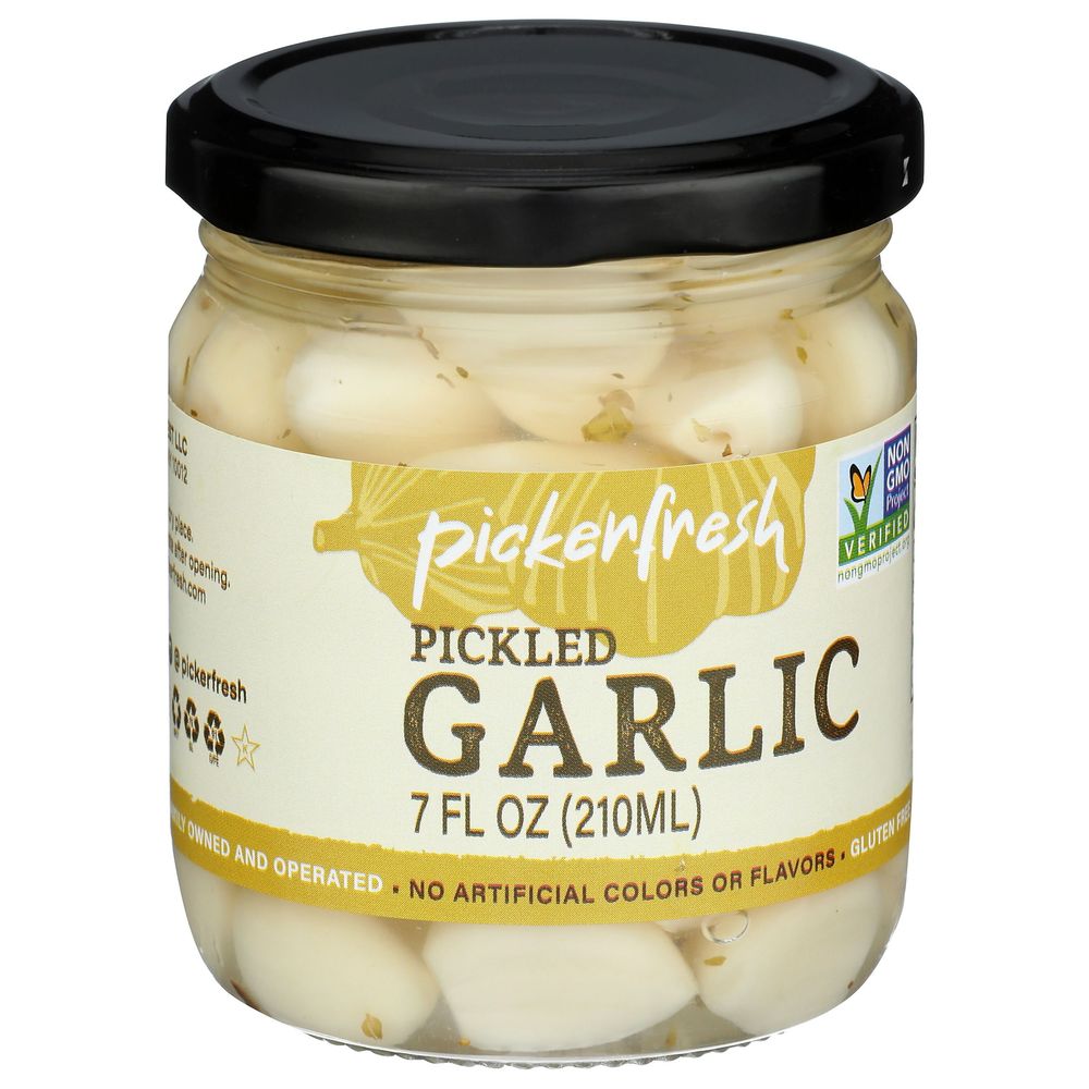 Pickerfresh Pickled Garlic, 7 Ounce -- 6 Per Case