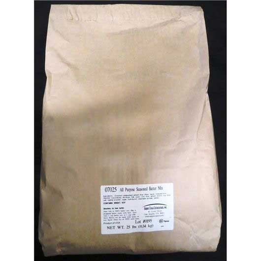 Upper Crust All Purpose Seasoned Batter Mix, 25 Pound