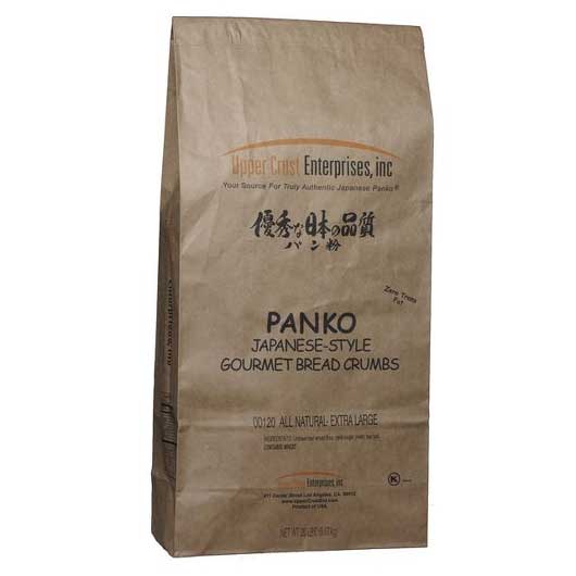 Upper Crust Enterprises All Natural Extra Large Toasted Panko Grind Japanese Breadcrumbs, 20 Pound