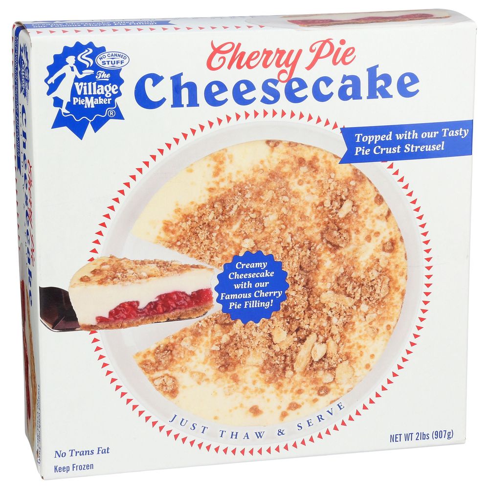 Village Piemaker Cherry Pie Cheesecake, 2 Pound -- 8 Per Case