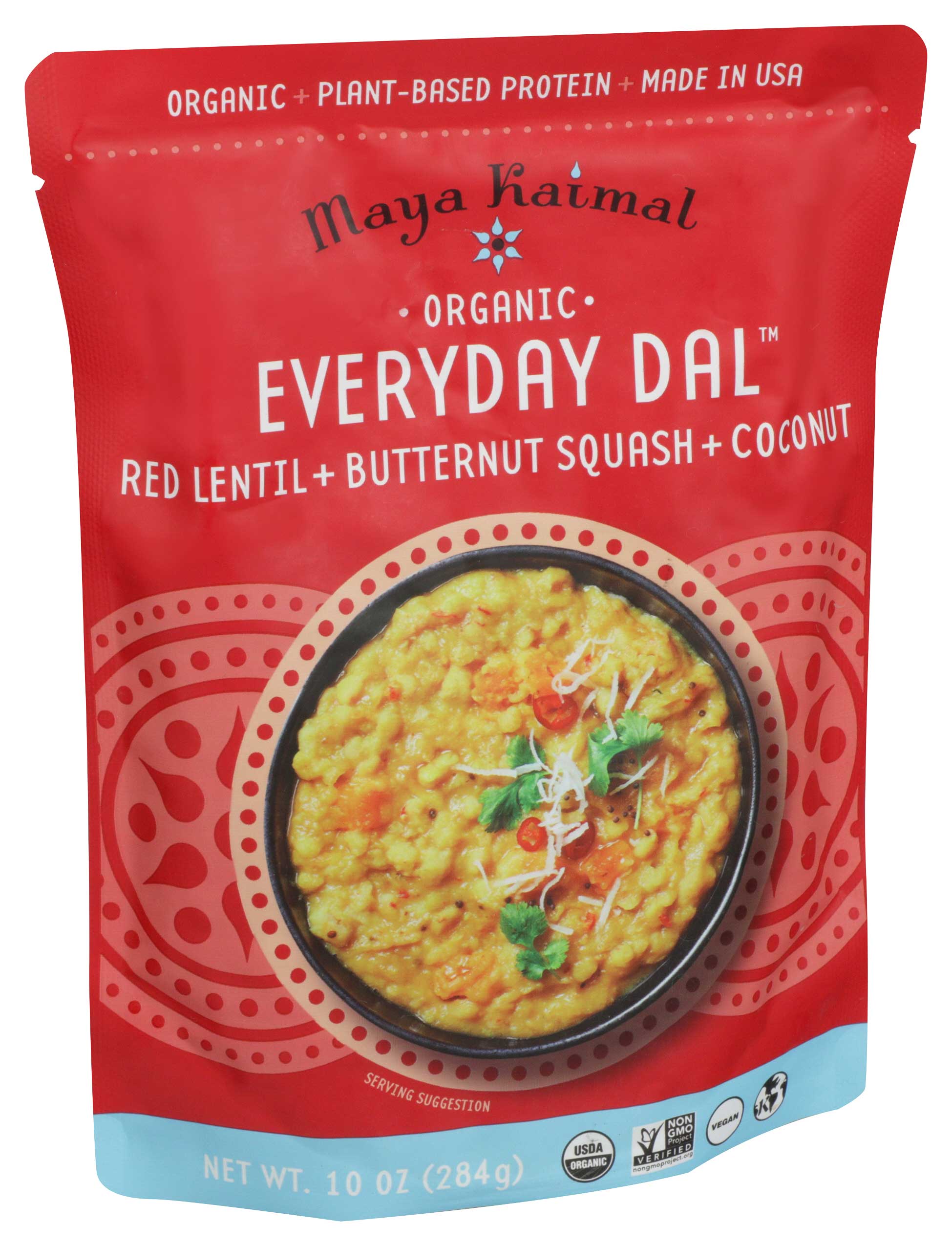 Maya Kaimal Red Lentil Butternut Squash Coconut Everyday Dal, 10 Ounce -- 6 Per Case