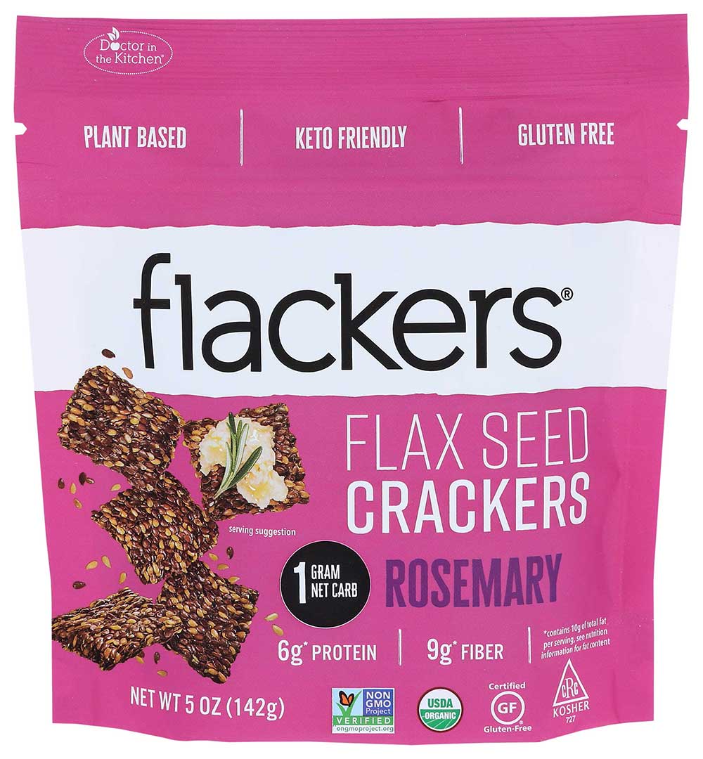 Flackers Rosemary Cracker, 5 Ounce -- 6 Per Case