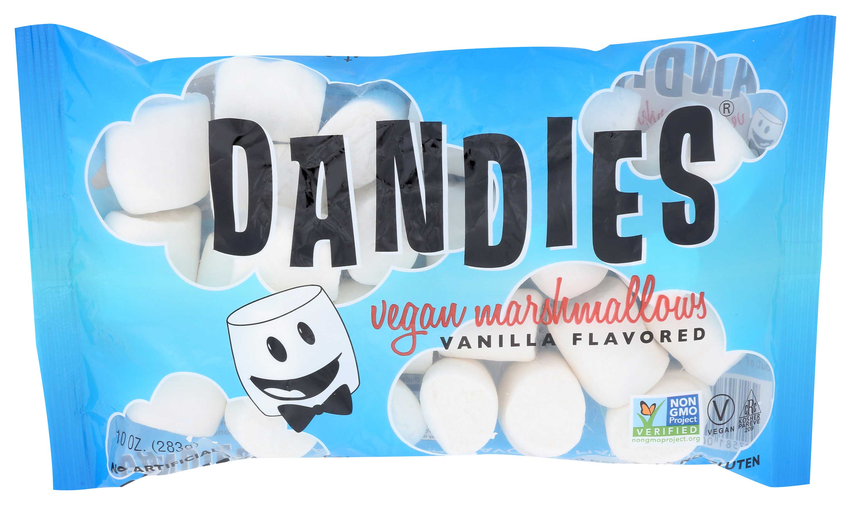 Dandies Original Classic Vanilla Vegan Marshmallow, 10 Ounce -- 12 Per Case