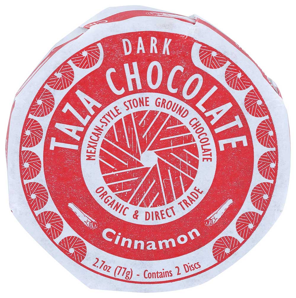 Taza Organic Cinnamon Chocolate Mexicano Bar, 2.7 Ounce -- 12 Per Case