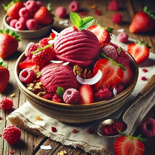 Acai Roots Premium Strawberry Sorbet | FoodServiceDirect