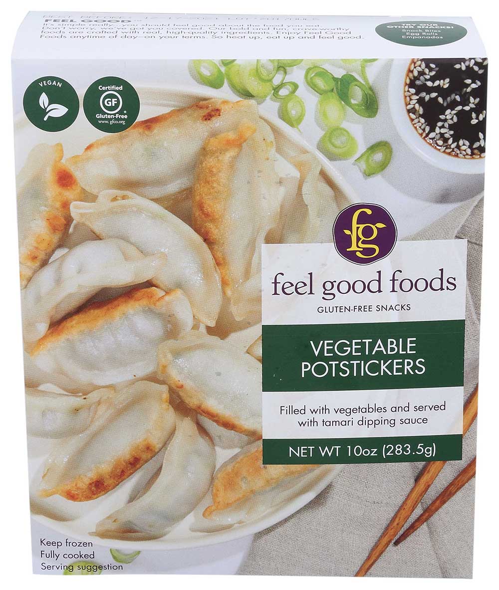 Feel Good Foods Vegetable Potstickers, 10 Ounce -- 9 Per Case