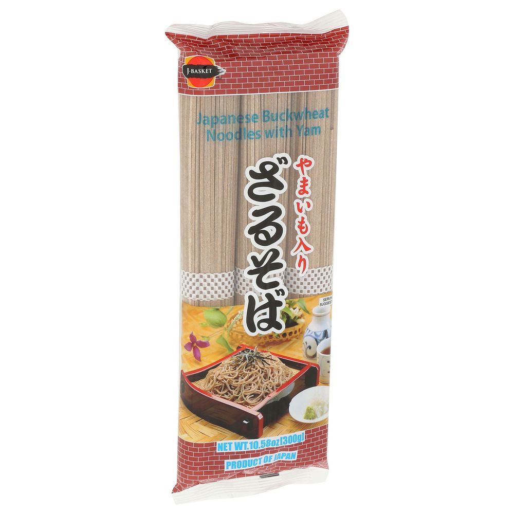 J-basket Japanese Buckwheat Noodles With Yam, 10.58 Ounce -- 24 Per Case