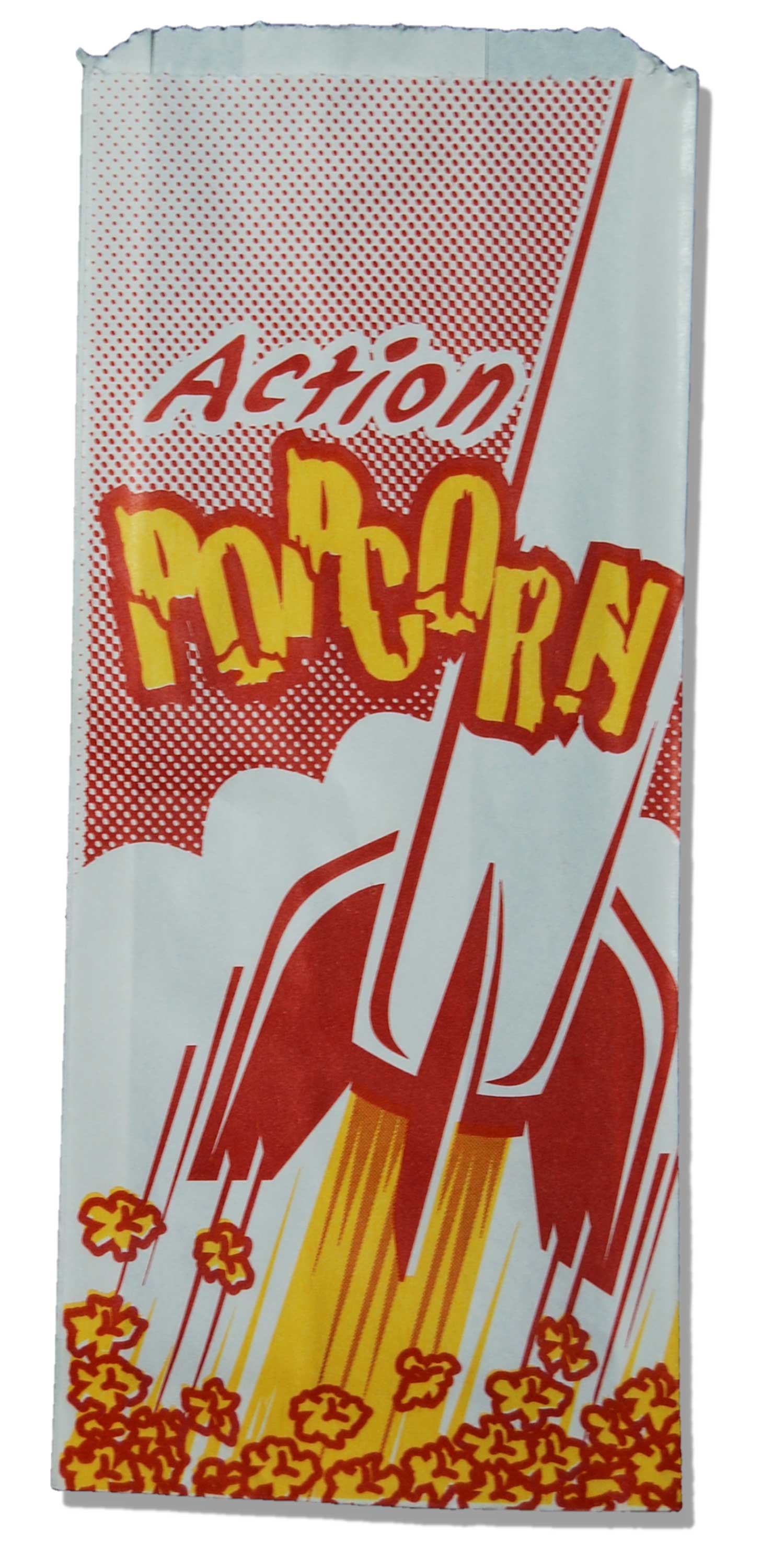 Great Western Action Popcorn Bag, 12 Inch -- 1000 Per Case
