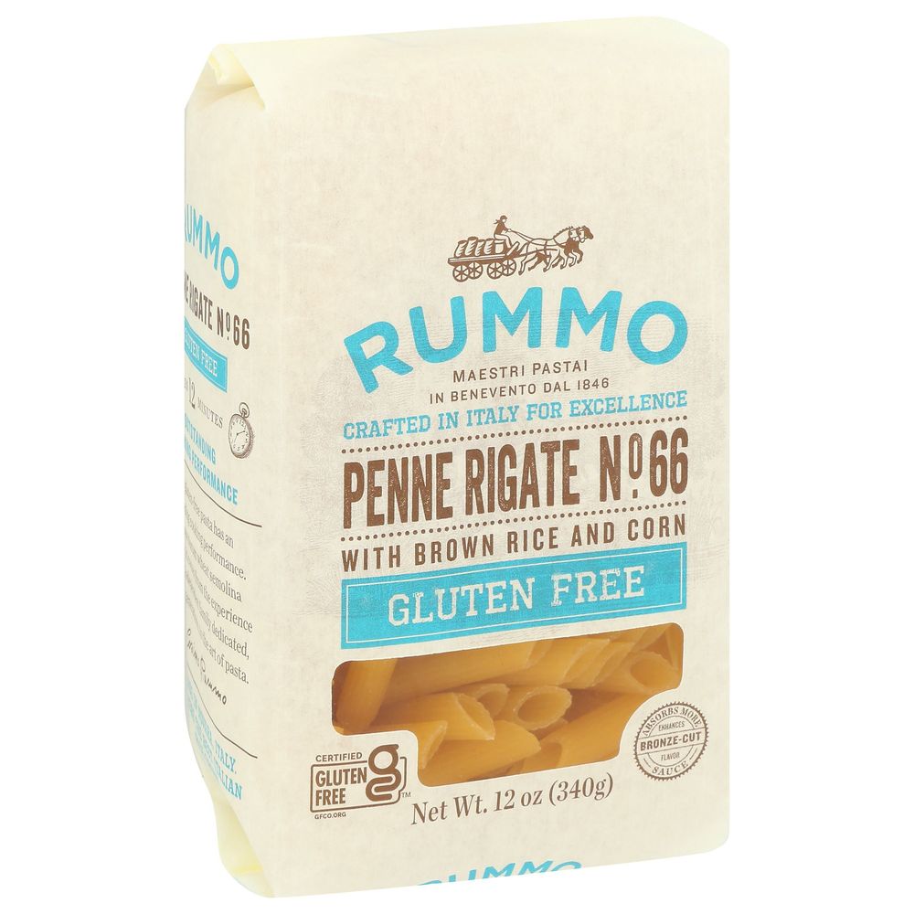 Rummo Gluten Free Penne Rigate Pasta, 12 Ounce -- 12 Per Case
