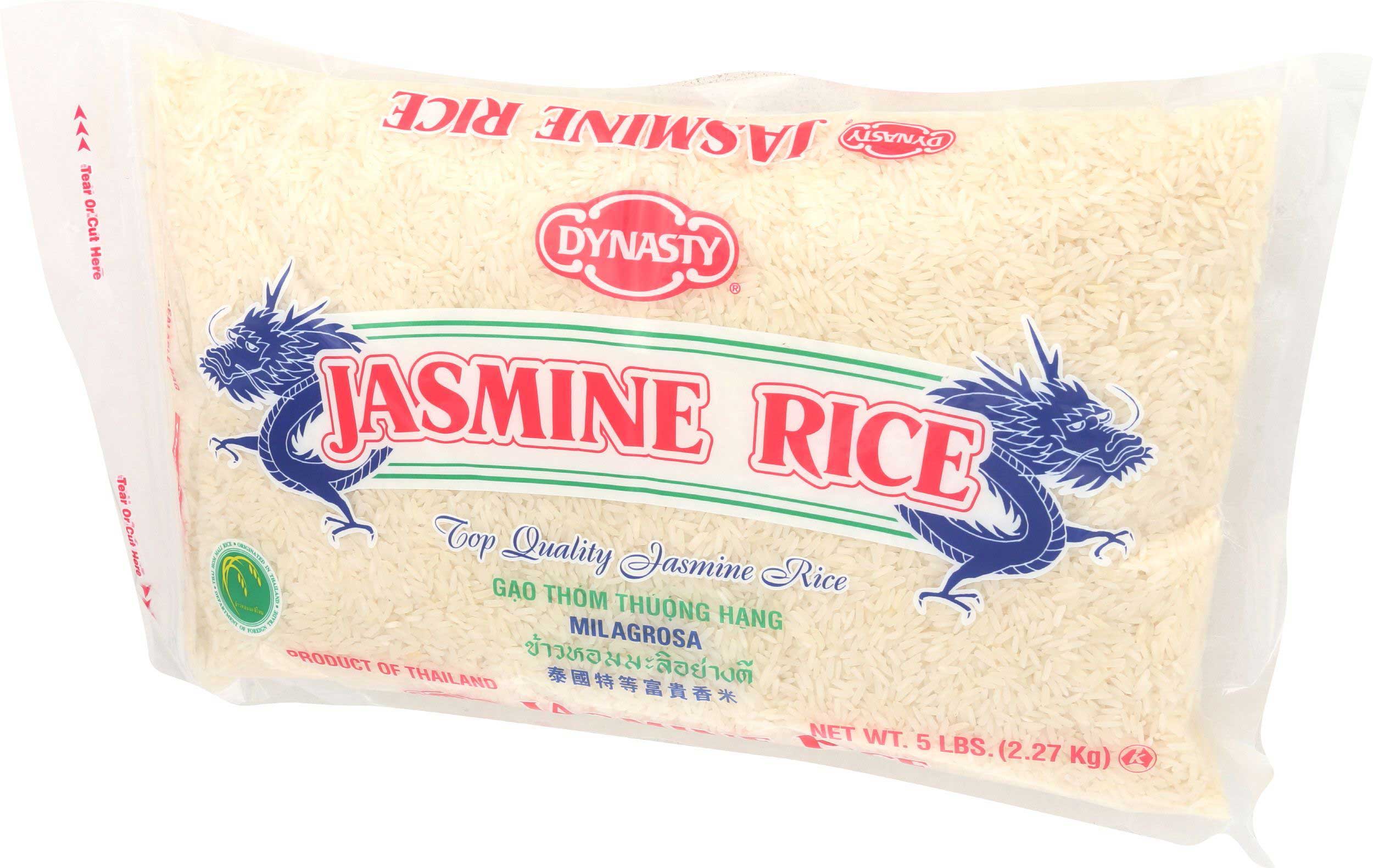 Dynasty Jasmine Rice, 5 Pound -- 6 per case