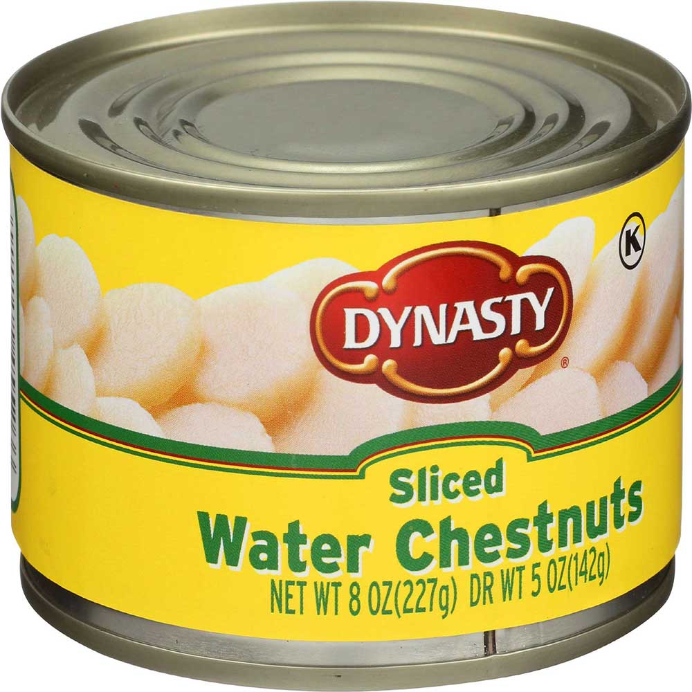 cheesenuts 08、15、55、58、62、65 Dynasty Sliced Water Chestnuts, 8 Ounce -- 12 per case