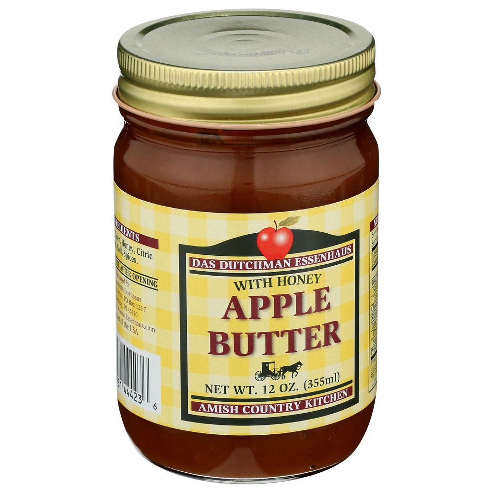 Essenhaus Apple Butter With Honey Fruit Spread, 12 Ounce -- 12 Per Case
