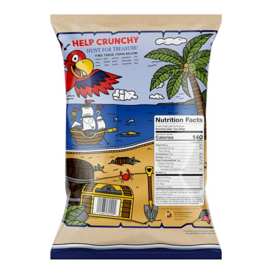 Pirate's Booty Aged White Cheddar Cheese Puffs, 4 Ounce -- 160 Per Case