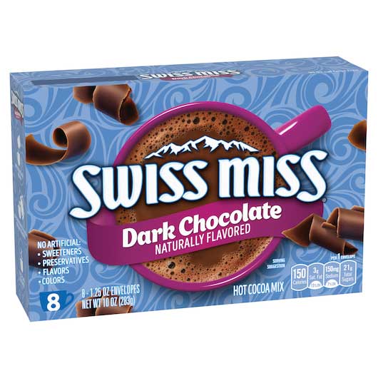 Swiss Miss Dark Chocolate Sensation Hot Cocoa Mix Envelope, 10 Ounce -- 12 Per Case