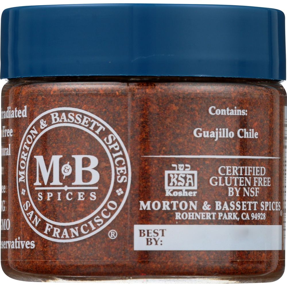 Morton & Bassett Guajillo Chile Seasoning, 1.4 Ounce -- 3 Per Case