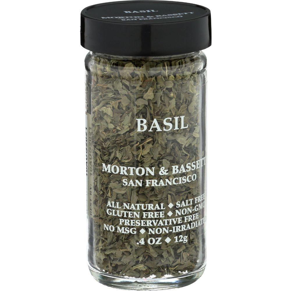 Morton & Bassett Basil, 0.4 Ounce -- 3 Per Case