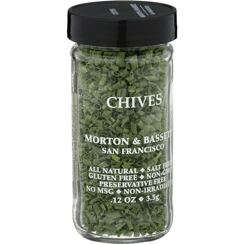 Morton and Bassett Chives, 0.12 Ounce -- 3 per case