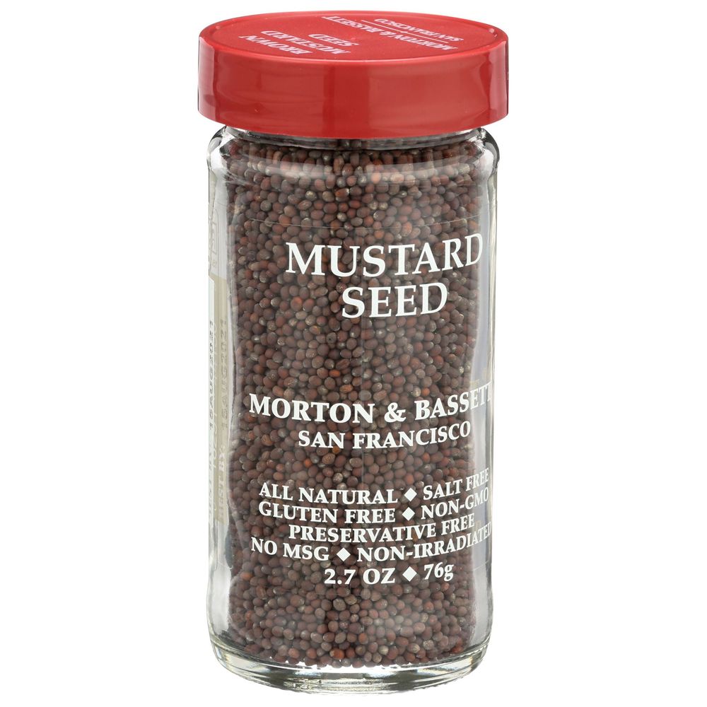 Morton & Bassett Brown Mustard Seed, 2.7 Ounce -- 3 Per Case