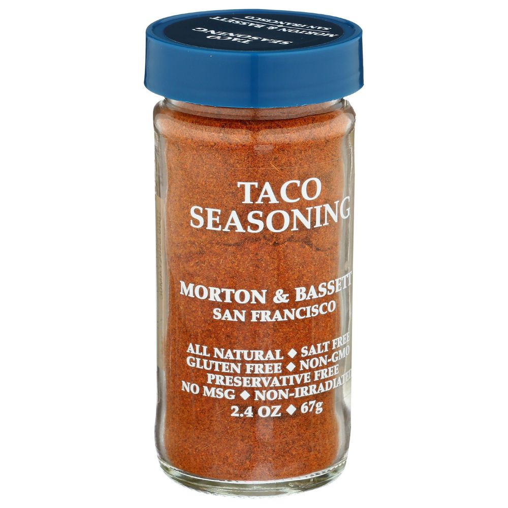 Morton and Bassett Taco Seasoning, 2.4 Ounce -- 3 per case