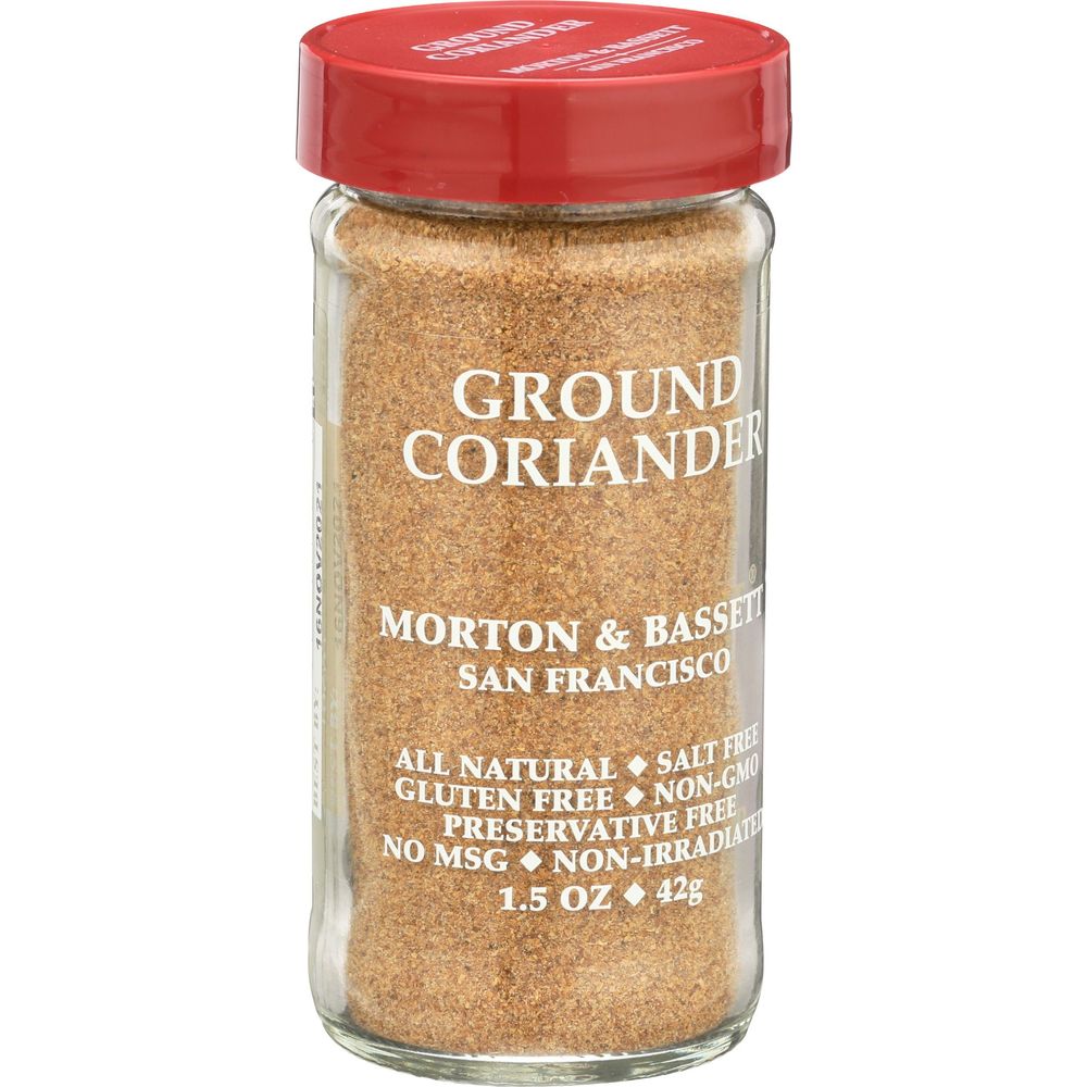Morton and Bassett Ground Coriander, 1.5 Ounce -- 3 per case