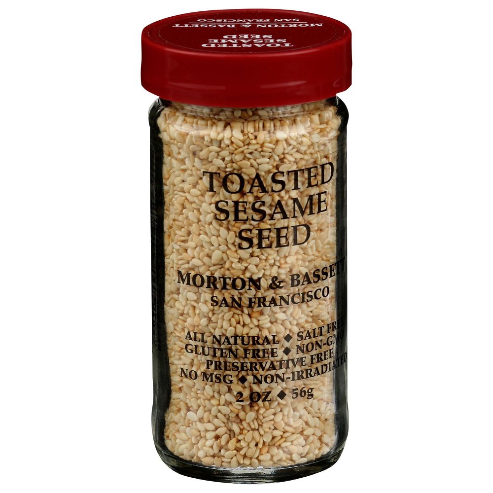 Morton & Bassett Toasted Sesame Seeds, 2 Ounce -- 3 Per Case