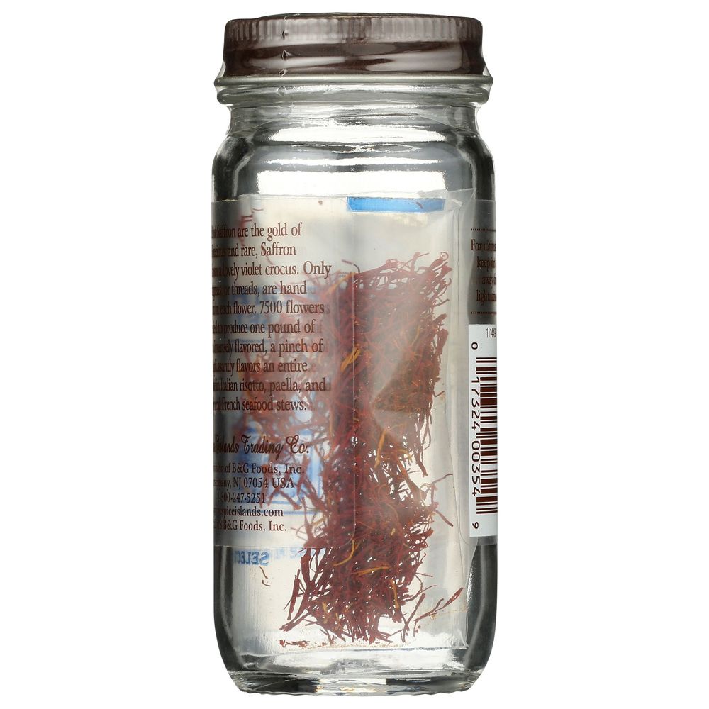 Spice Islands Spanish Saffron Threads Seasoning, 0.035 Ounce -- 3 Per Case