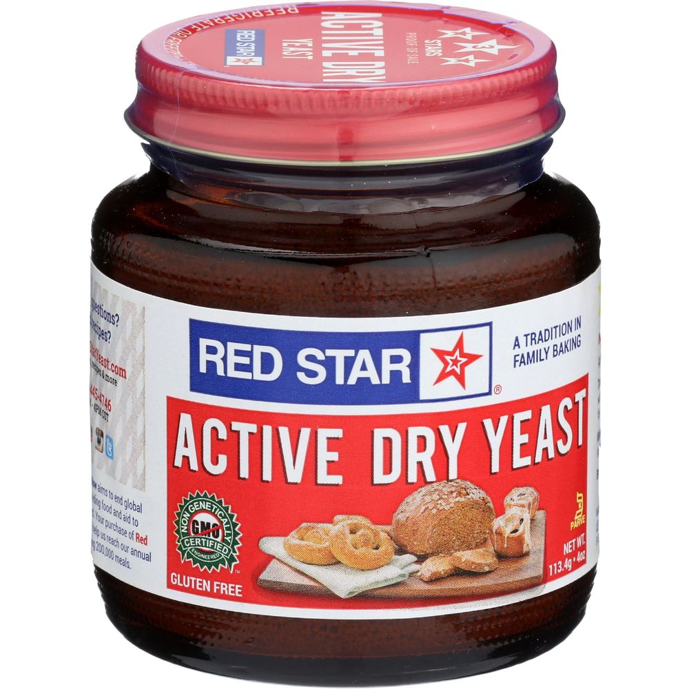 Red Star Active Dry Yeast, 4 Ounce -- 12 Per Case
