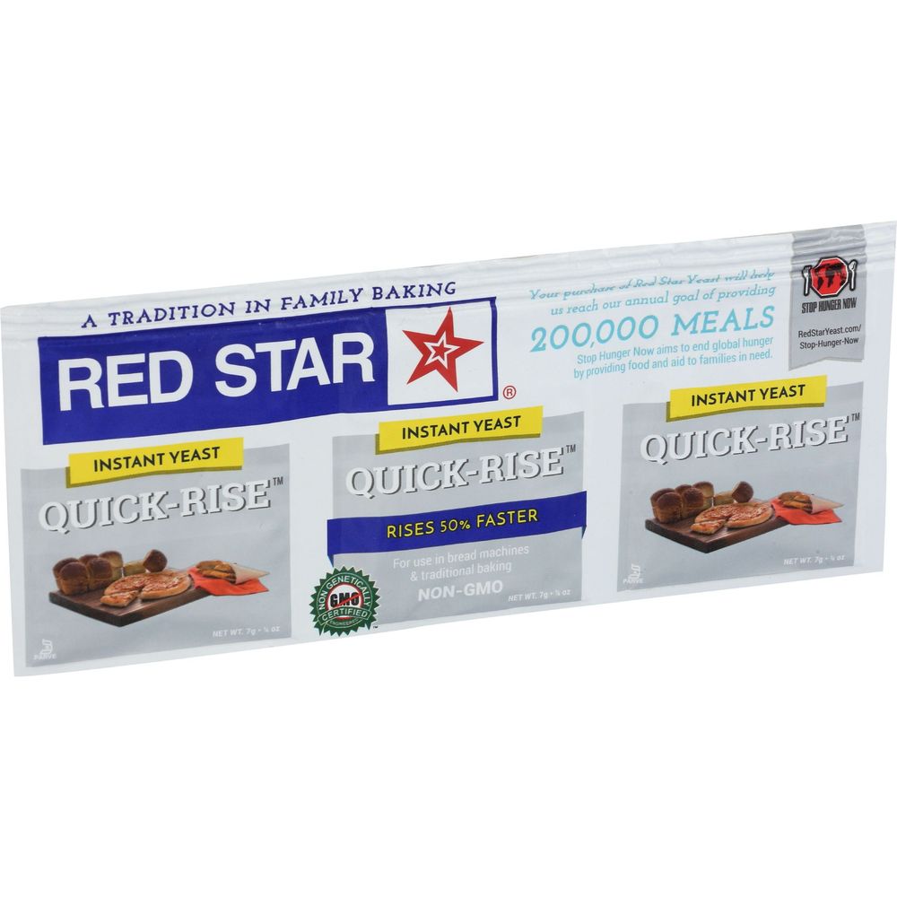 Red Star Quick Rise Instant Yeast, 0.75 Ounce -- 18 Per Case