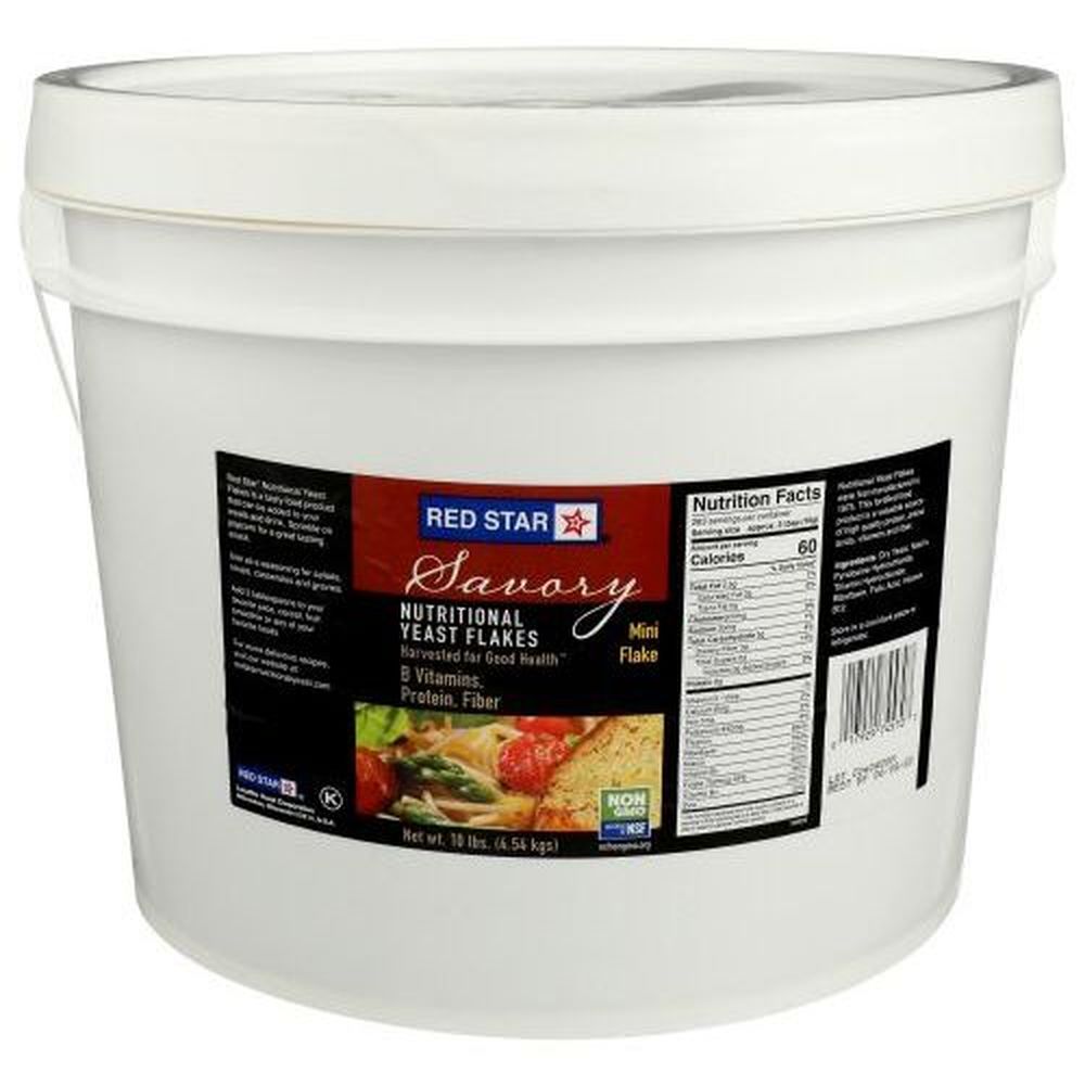 Red Star Mini Nutritional Yeast Flake, 10 Pound