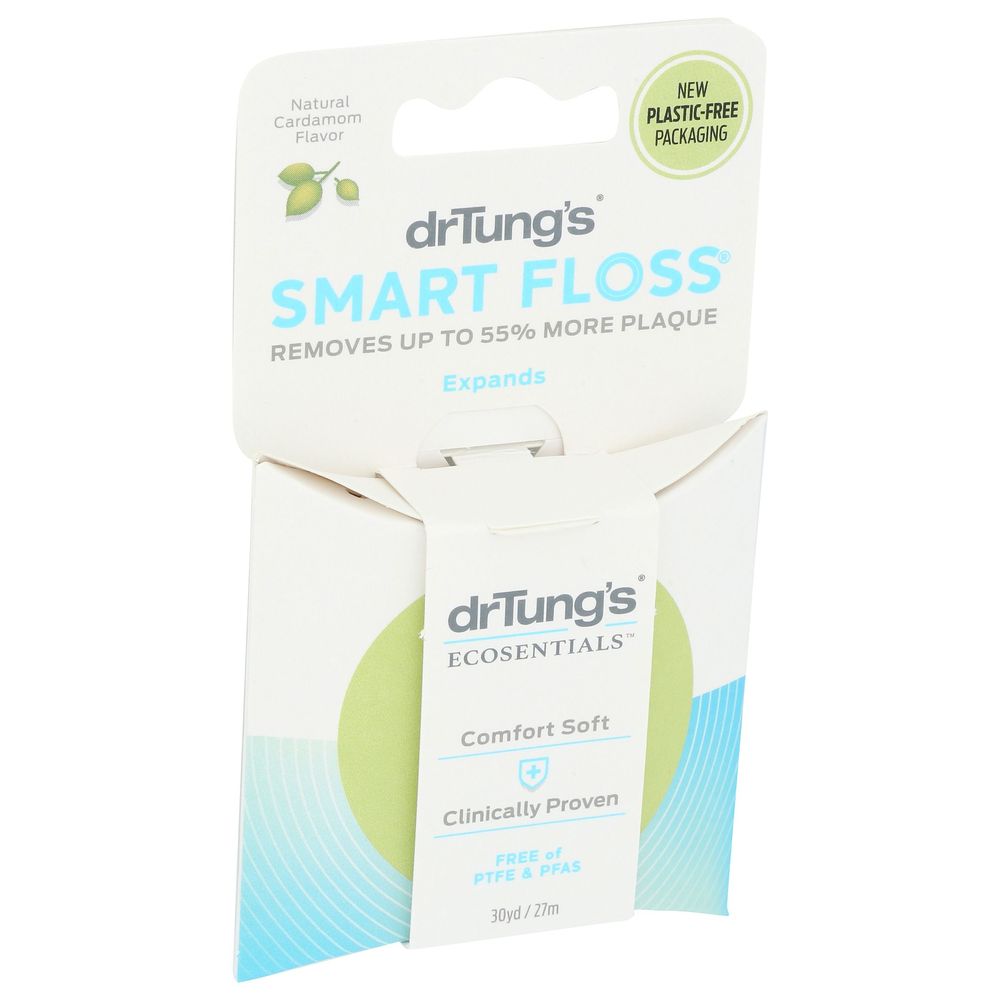 Dr. Tungs Natural Cardamom Flavor Smart Floss, 30 Yard -- 6 Per Case