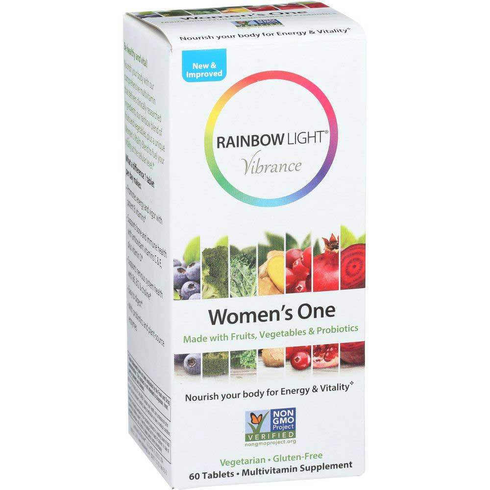 Rainbow Light Vibrance Womens One Multivitamin Tablet, 60 Count