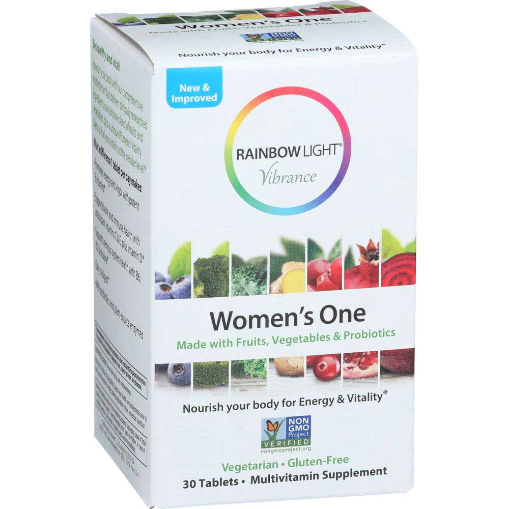 Rainbow Light Vibrance Womens One Multivitamin Tablet, 30 Count