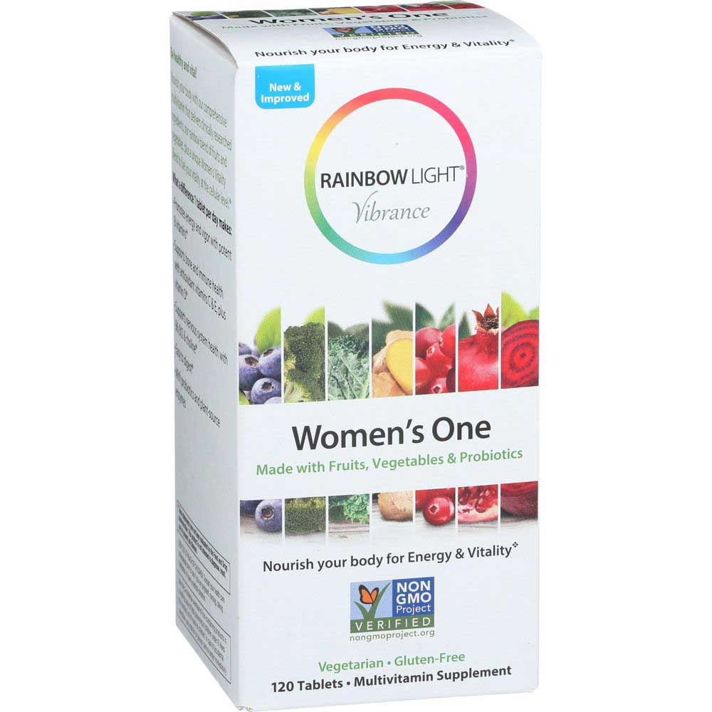 Rainbow Light Vibrance Womens One Multivitamin Tablet, 120 Count