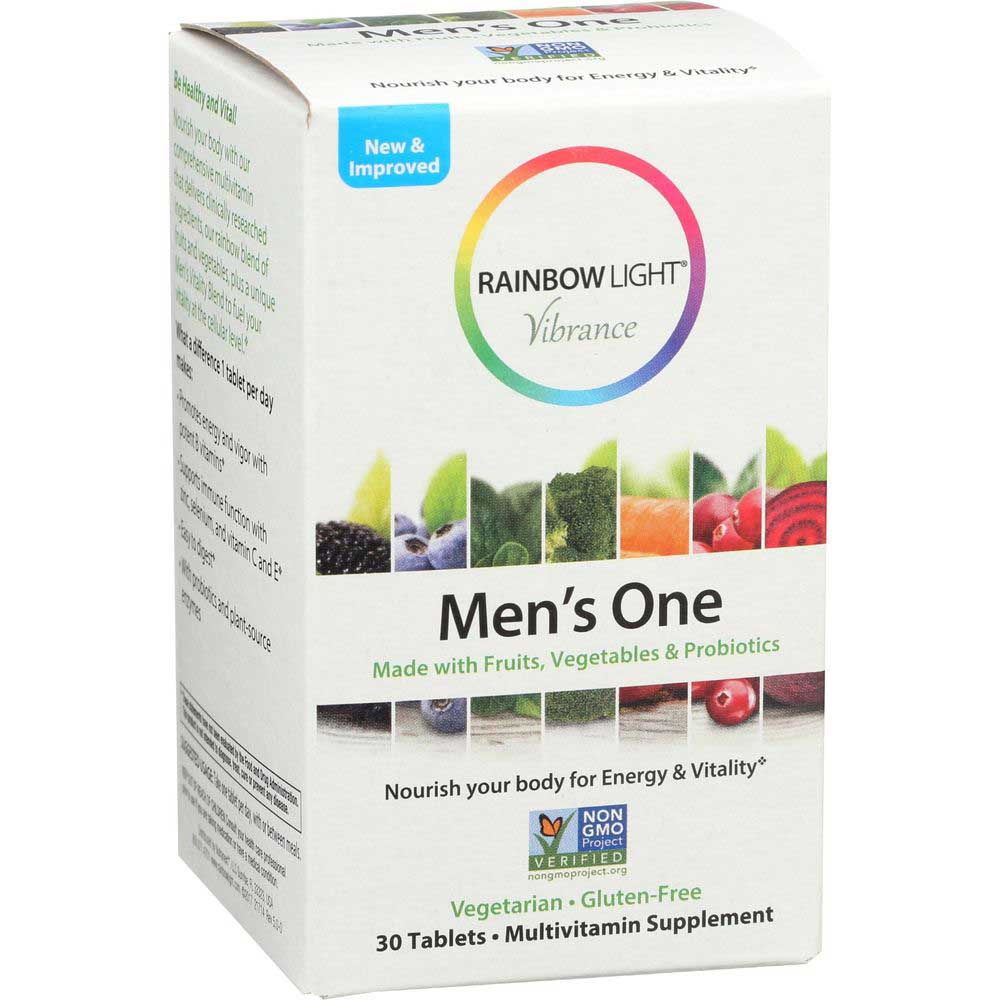 Rainbow Light Vibrance Mens One Multivitamin Tablet, 30 Count