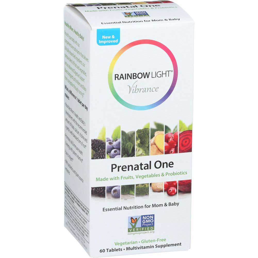 Rainbow Light Vibrance Prenatal One Multivitamin Tablet, 60 Count