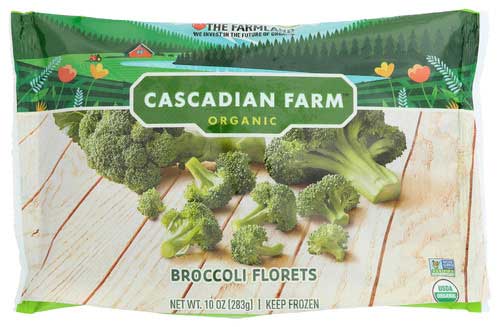 Cascadian Farm Organic Broccoli Floret, 10 Ounce -- 12 per case.