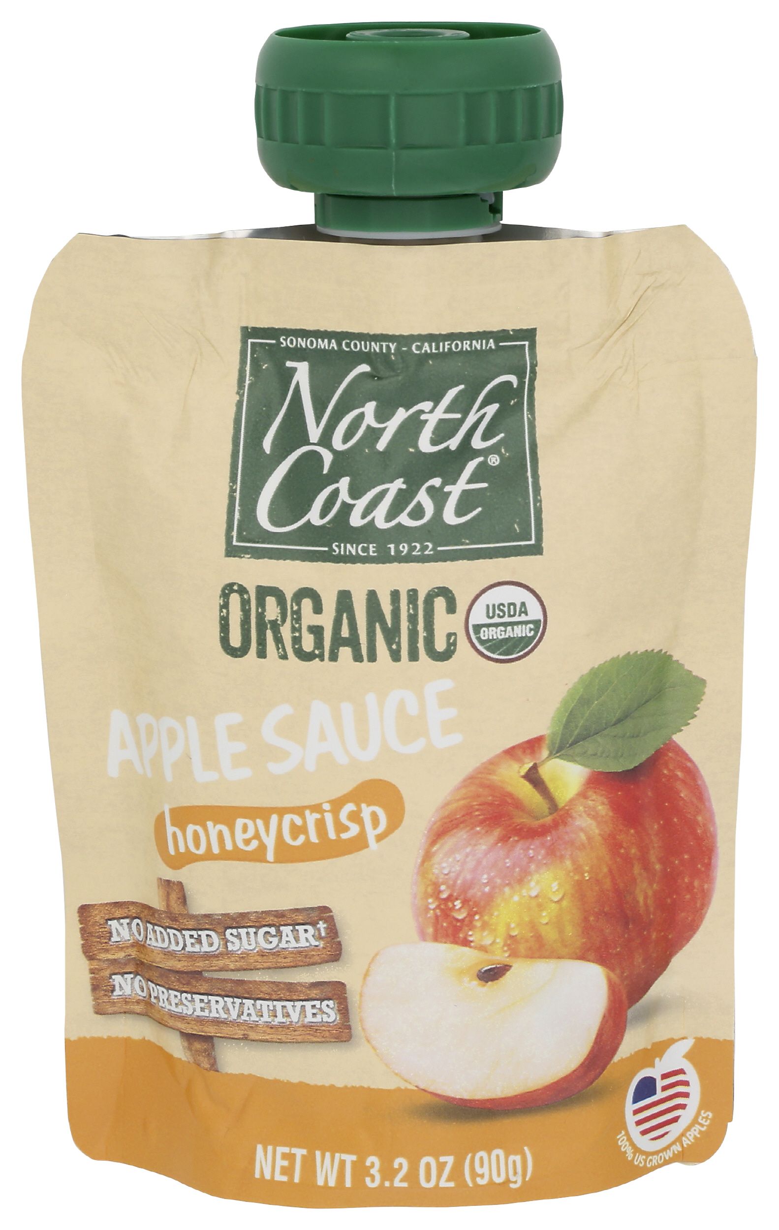 North Coast Organic Honeycrisp Apple Sauce, 4 count 6 per case