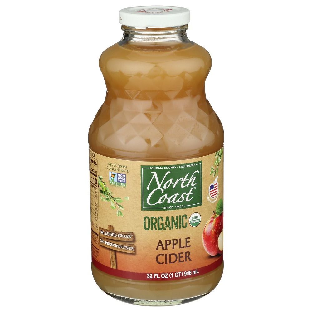 North Coast Organic Apple Cider, 32 Fluid Ounce -- 6 Per Case