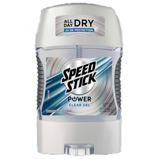 Speed Stick Power Clear Gel Antiperspirant, 3 Ounce -- 12 Per Case