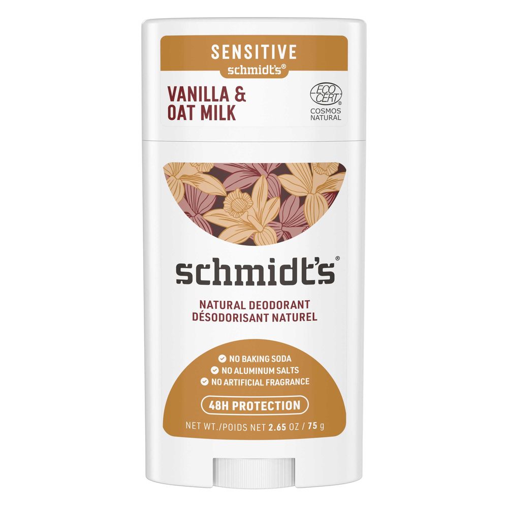 Schmidt's Oat Milk And Vanilla Aluminum Free Deodorant, 2.65 Ounce -- 12 Per Case